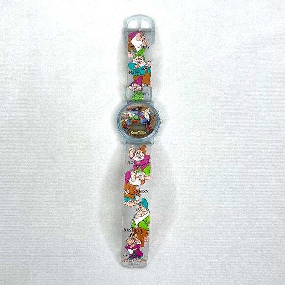 Vintage Disney Snow White and the Seven Dwarfs Digital Watch - Picture 1 of 10